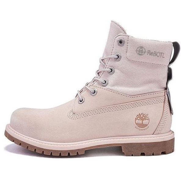 (WMNS) Timberland 6 Inch Premium ReBOTL Fabric and Leather Wide-Fit Boot 'Pale Pink' A2FUBW