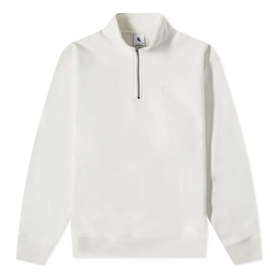 Nike Swoosh Quarter Zip Top Jacket 'White' DQ5209-030