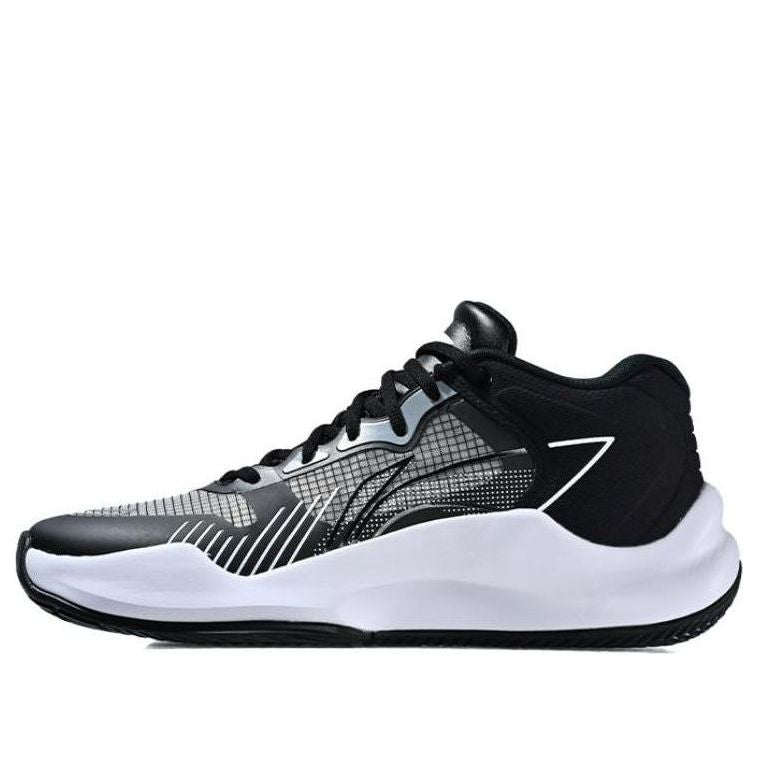 Li-Ning Casual Basketball Shoes Low 'Black White' ABAT067-2