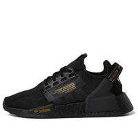 (GS) adidas NMD_R1 V2 'Black Gold Metallic' HP3261