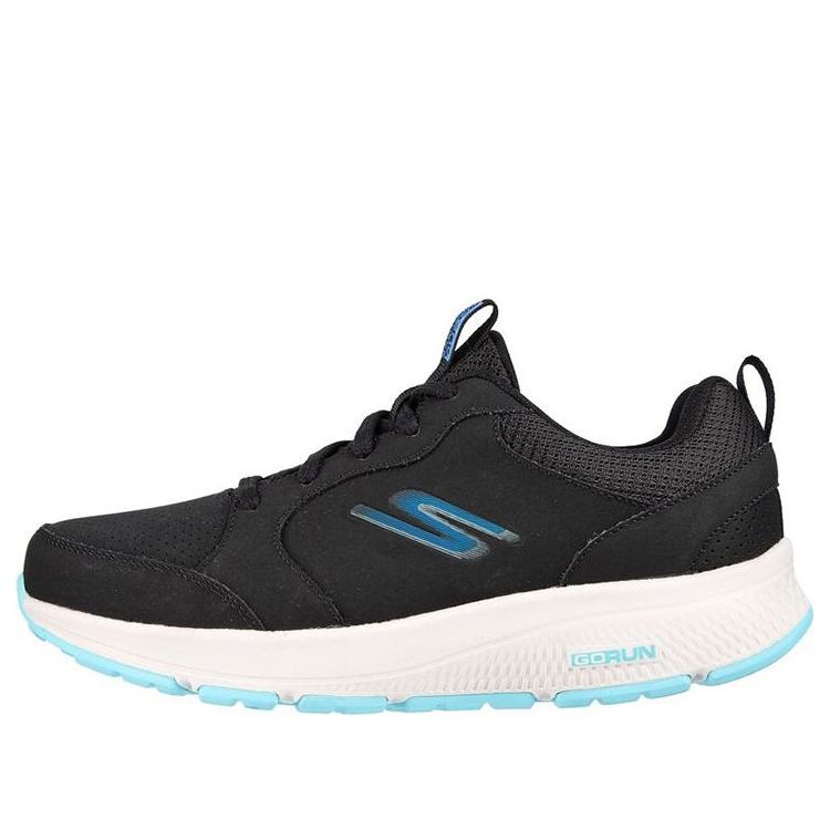 (WMNS) Skechers Go Run Consistent Long Stride 'Black Blue' 128273-BLK