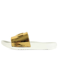 (WMNS) UGG Royale Graphic Metallic Slides 'Gold' 1101189-GOLD