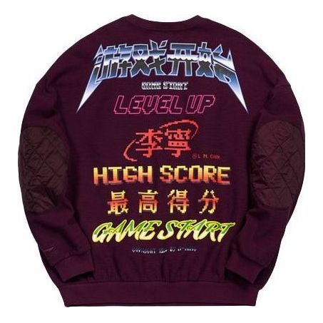 Li-Ning Paris fashion week Loose Pullover 'Purple' AWDQ635-1