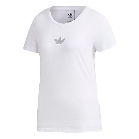 (WMNS) adidas originals Logo Printing White GH7780