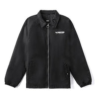 Vans Unisex Logo Printing Lapel Jacket Black VN0A4MLDBLK