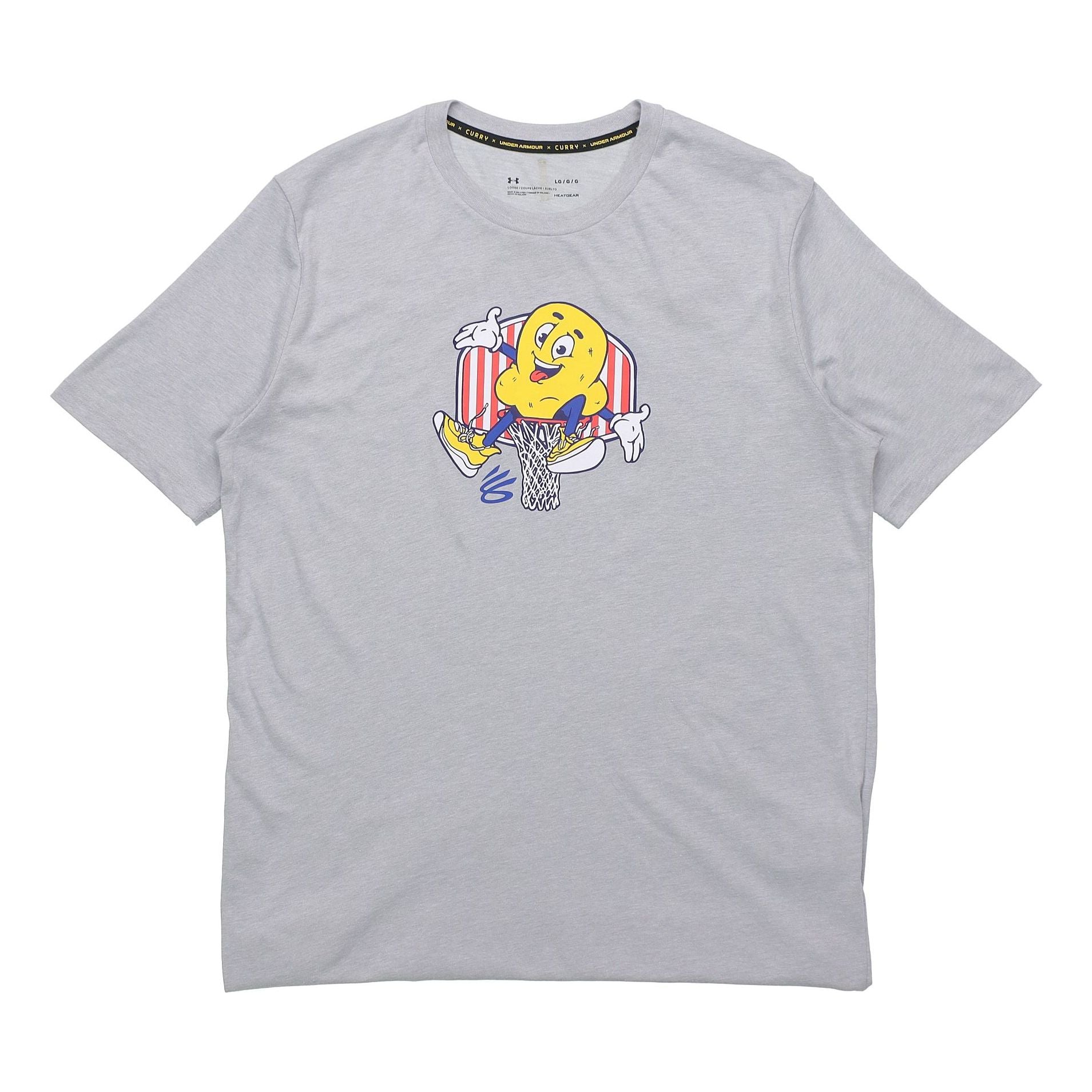 Under Armour Curry Popcorn Short Sleeve Men's Grey 1362001-012