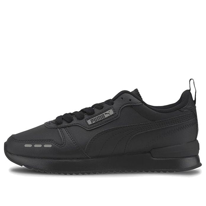 (GS) PUMA R78 Low Top Running Shoes Black 374428-01
