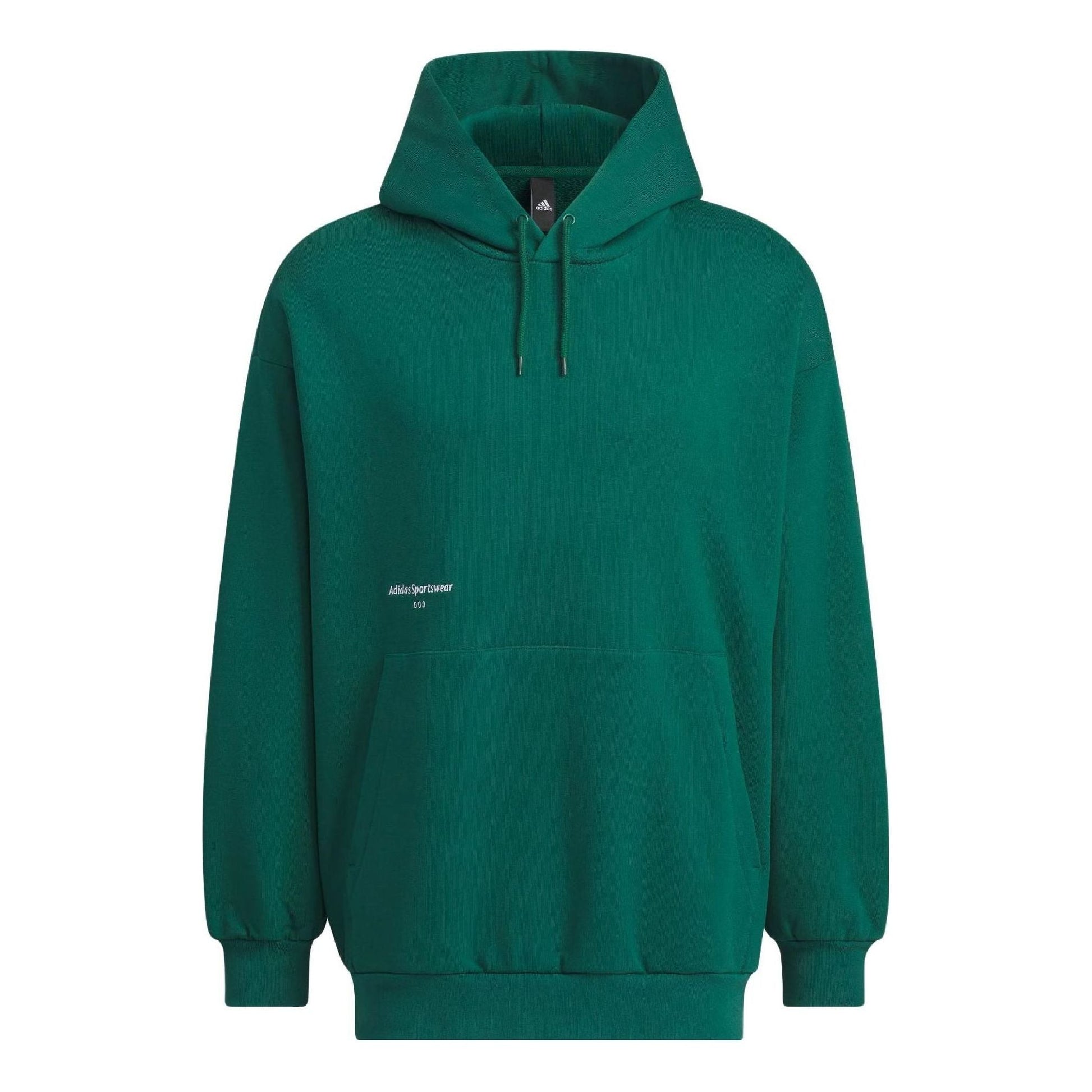 adidas Small Logo Hoodie Asia Sizing 'Collegiate Green' IZ1605