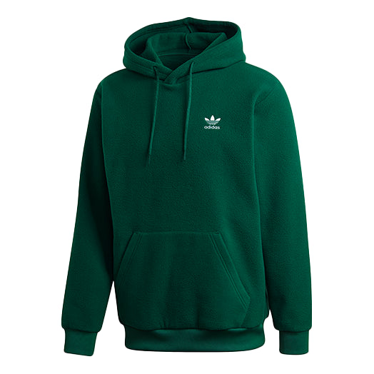 adidas originals Plrfleece Hoody Casual Sports Pullover Green GE5213