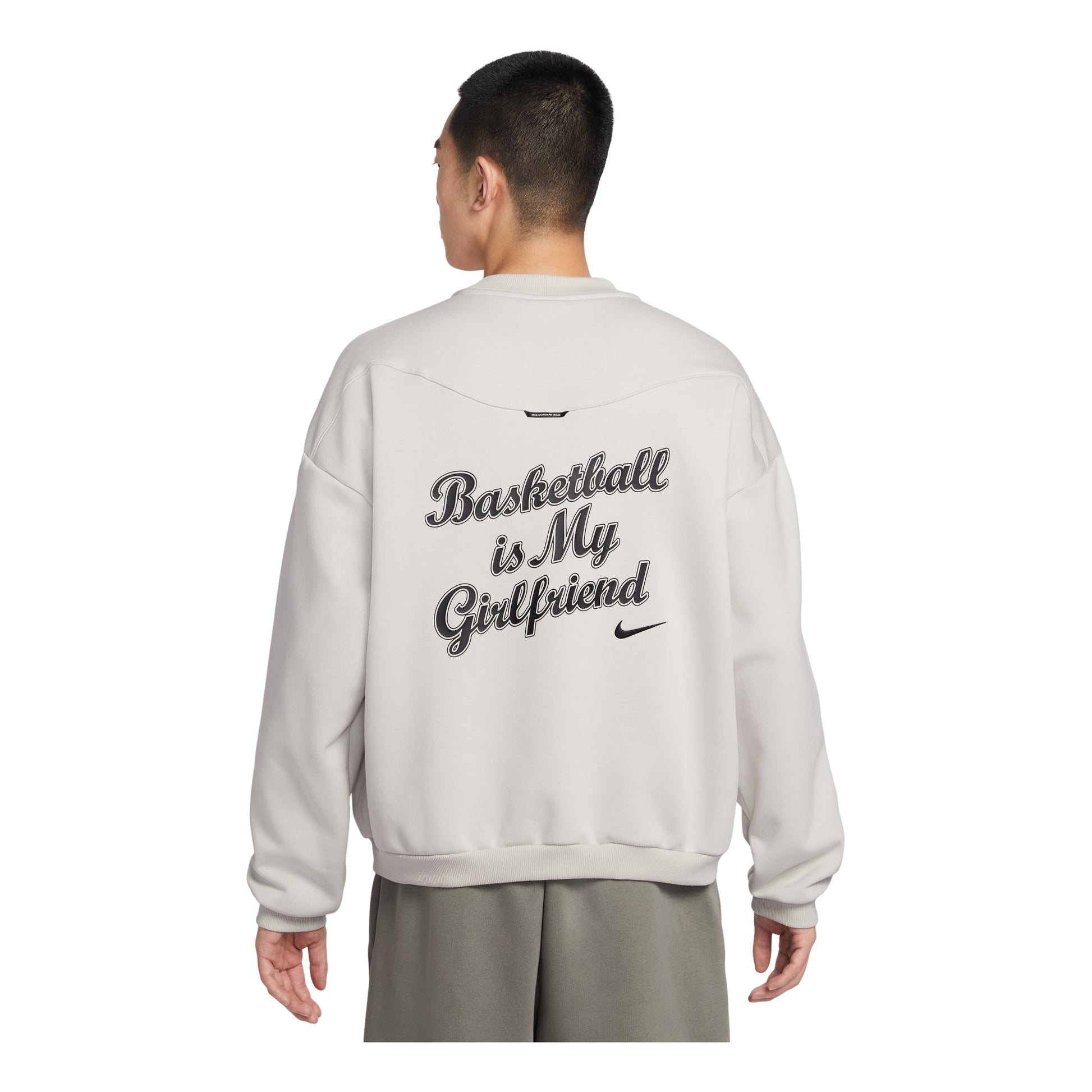 Nike Standard Issue Therma-FIT Brushed Crew 'Light Bone' IR0107-072