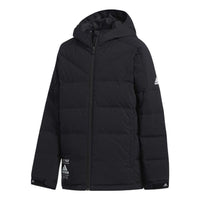 (GS) adidas Down Jacket Asia Sizing 'Black' EH4167