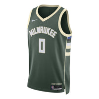Nike Dri-FIT NBA 2022 Icon Edition Milwaukee Bucks Swingman Jersey 'Damian Lillard' DN2012-332