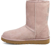 (WMNS) UGG Classic Short Crystal Snow Boots Pink 1091649-DUS