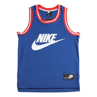 Nike Sportswear Mesh Basketball Jersey For Men Blue AR9893-438