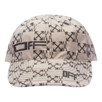 Men's Off-White Arrow Printing Creamy White Cap CAP-17593701