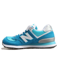 (WMNS) New Balance 574 Sneakers Blue/White WL574BLW