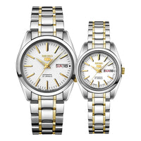 SEIKO No. 5 Automatic Mechanical Gold Color SNKL47J1+SYMK19J1