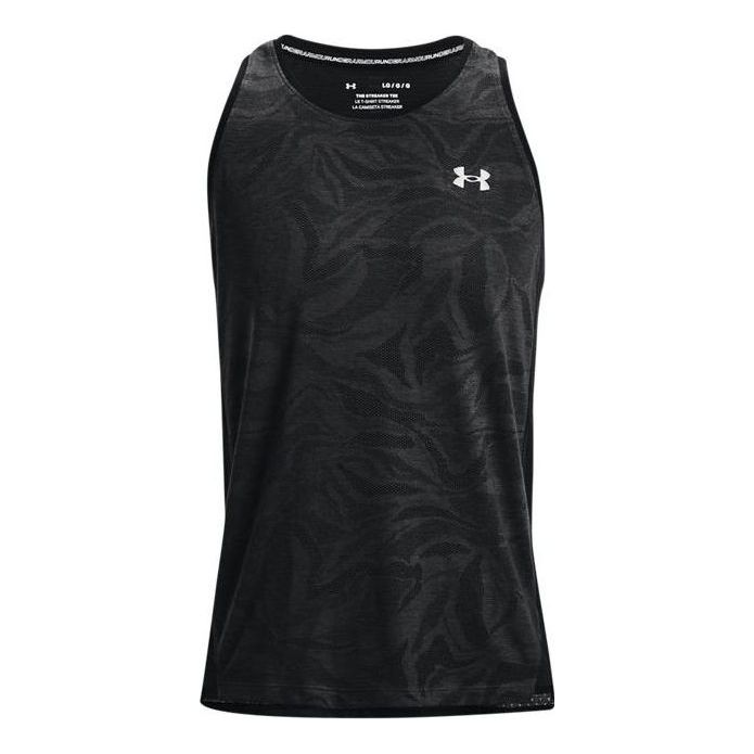 Under Armour Streaker Jacquard Singlet 'Black' 1369748-001