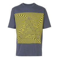 Men's PALACE 3D Pattern Printing Short Sleeve Gray P17TS114T
