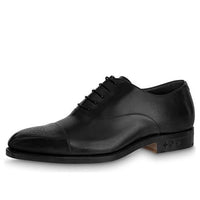 LOUIS VUITTON Monceau Flex Richelieu Derby Shoes 'Black' 1AAMVL