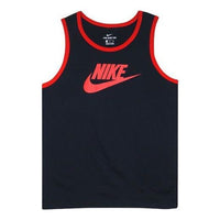 Nike Swoosh Logo Printing Sports Vest Black BV0535-010