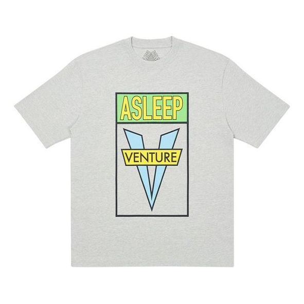 PALACE Asleep To Venture Round Neck Short Sleeve Unisex Gray P19TS021
