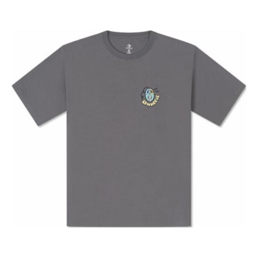 Converse Summer Outdoor Graphic T-Shirt Asia Sizing 'Grey' 10027229-A03