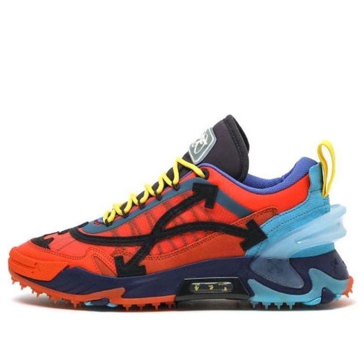 Male Off-White ODSY Sports Casual Shoes 'Red Blue' 0FWSNOK9014MF