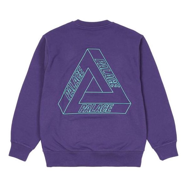 PALACE Outliner Mit Desigher Crew Purple P20CS142