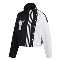 (WMNS) ( BLACKPINK Ros ) adidas originals Adibreak WB Retro Windbreaker Sports Jacket 'Black White' GJ6561