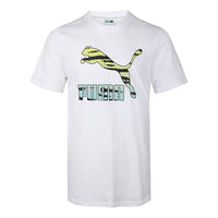 PUMA Tie Dye Graphic T-Shirt 'White' 599427-62