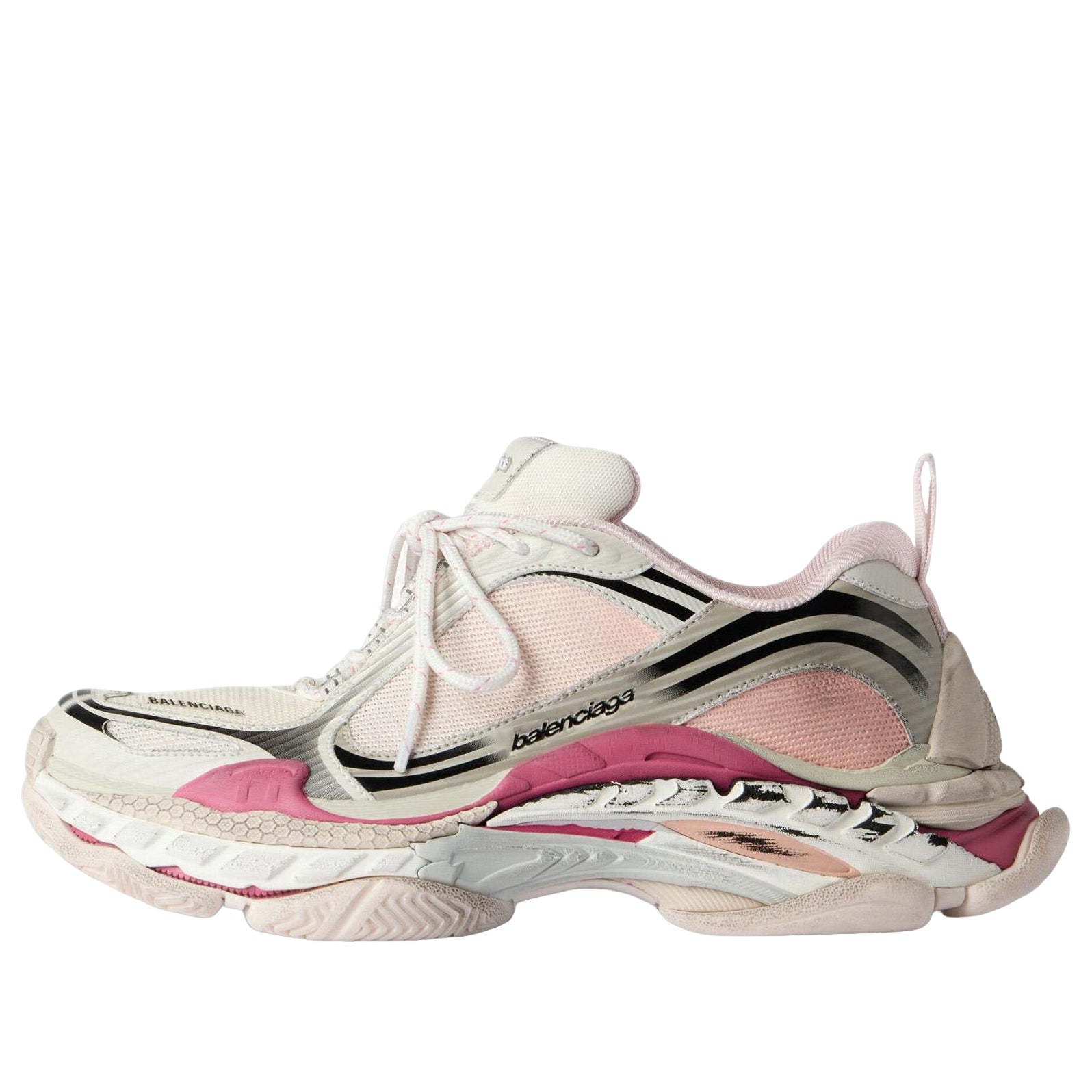 (WMNS) Balenciaga Triple S.2 Gradient Sneaker 'Purple' 865851WTR2G6800
