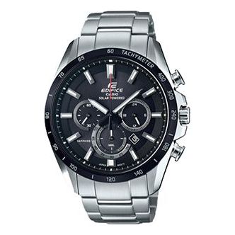 CASIO Waterproof EDIFICE Sapphire Crystal Solar Powered Mens Black Analog EFB-520SBB-1AVUPR