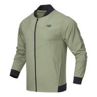 New Balance Sport Jacket Asia Sizing 'Green Black' AMJ21010-OLF