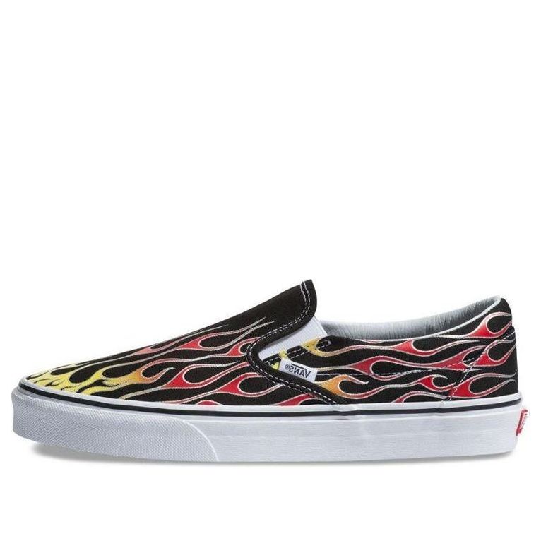 Vans Slip On Mash Up Black Flames VNA38F7VKJ