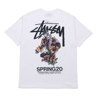 Stussy Bouquet Tee Printing Short Sleeve Unisex White 1904565-WHT