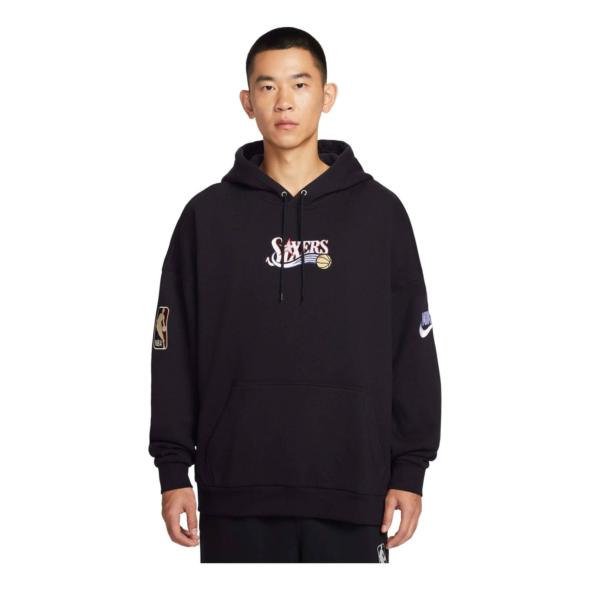 Nike NBA Philadelphia 76ers Hoodie 'Black' HQ5313-010