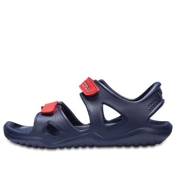 (GS) Crocs Swiftwater River Sandals 'Navy Red' 204988-4BA