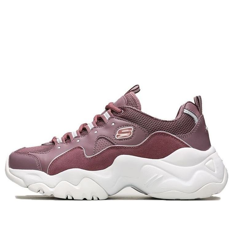 (WMNS) Skechers D'Lites 3.0 Zenway Low-Top Running Shoes Purple/Red 12955-PUR