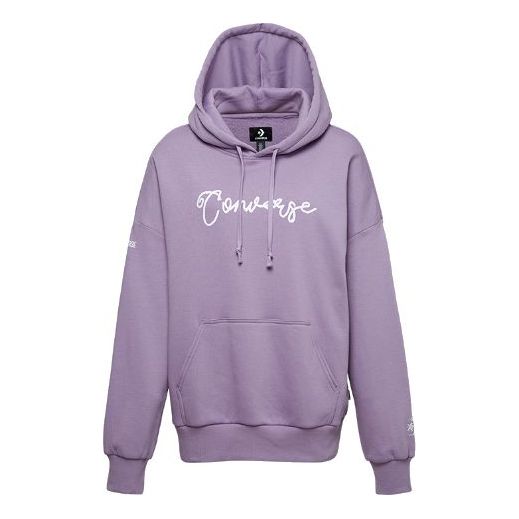 (WMNS) Converse Script Pullover PO Grey/Purple 10019176537
