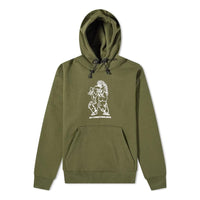 Men's Nike ACG Troll Popover Pattern Printing Hooded Long Sleeves Olive Green DJ1430-325
