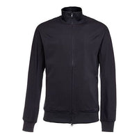 Men's Y-3 Slim Fit Stand Collar Side Zipper Pocket Hoodie Jacket Gray DY7261
