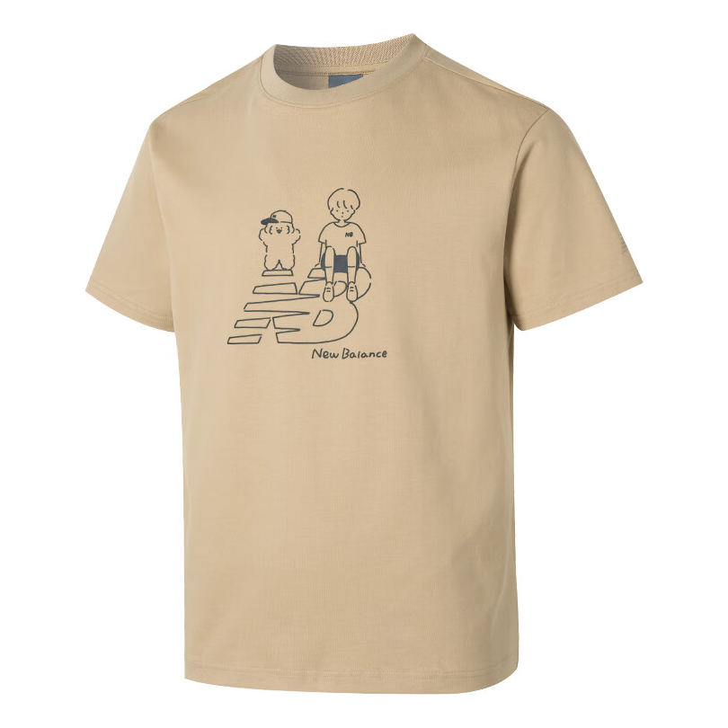 New Balance x Noritake Graphic T-Shirt Asia Sizing 'Beige' AMT42337-INC