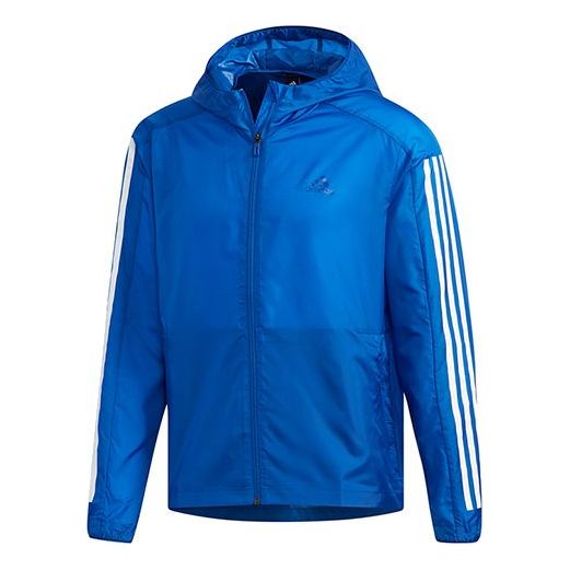 adidas Sports hooded Woven Jacket Blue EK4726