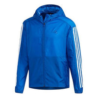 adidas Sports hooded Woven Jacket Blue EK4726