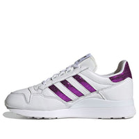 (WMNS) adidas originals ZX 500 Shoes White/Purple G55663