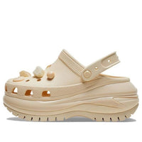 (WMNS) Crocs Mega Crush Shell and Pealrs Clogs 'Beige' 209287