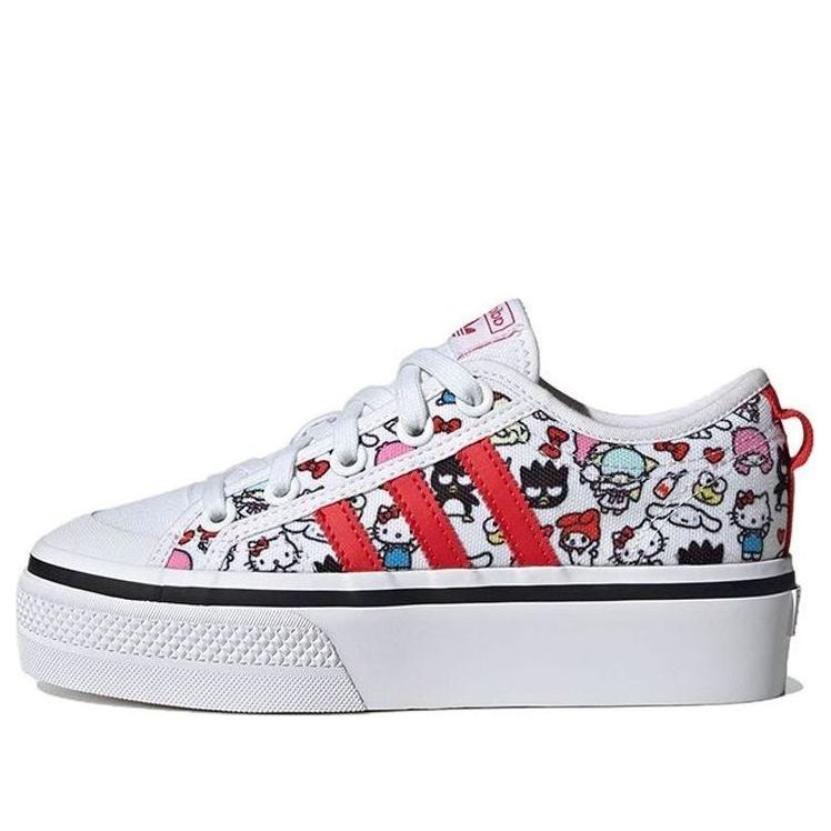 (WMNS) adidas x Hello Kitty Nizza Platform 'White' HQ6888