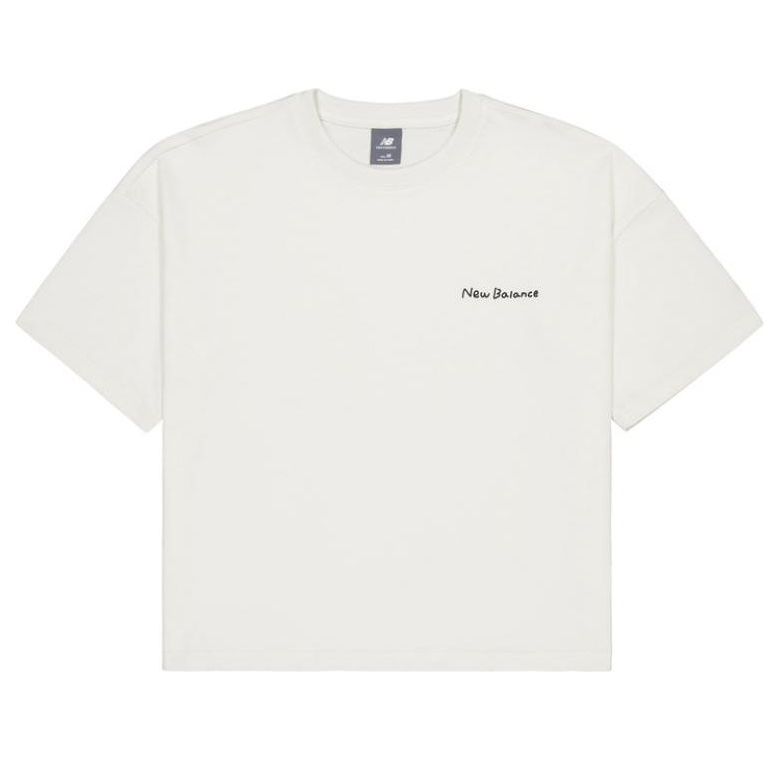 (WMNS) New Balance x Tombonia Skateboarding Graphic T-shirt Asia Sizing 'White' AWT42321-CIC