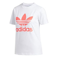 (WMNS) adidas originals Casual Sports Short Sleeve White FJ9455